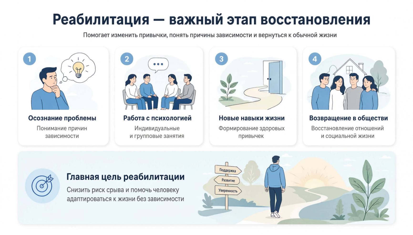 Инфографика: важный этап восстановления